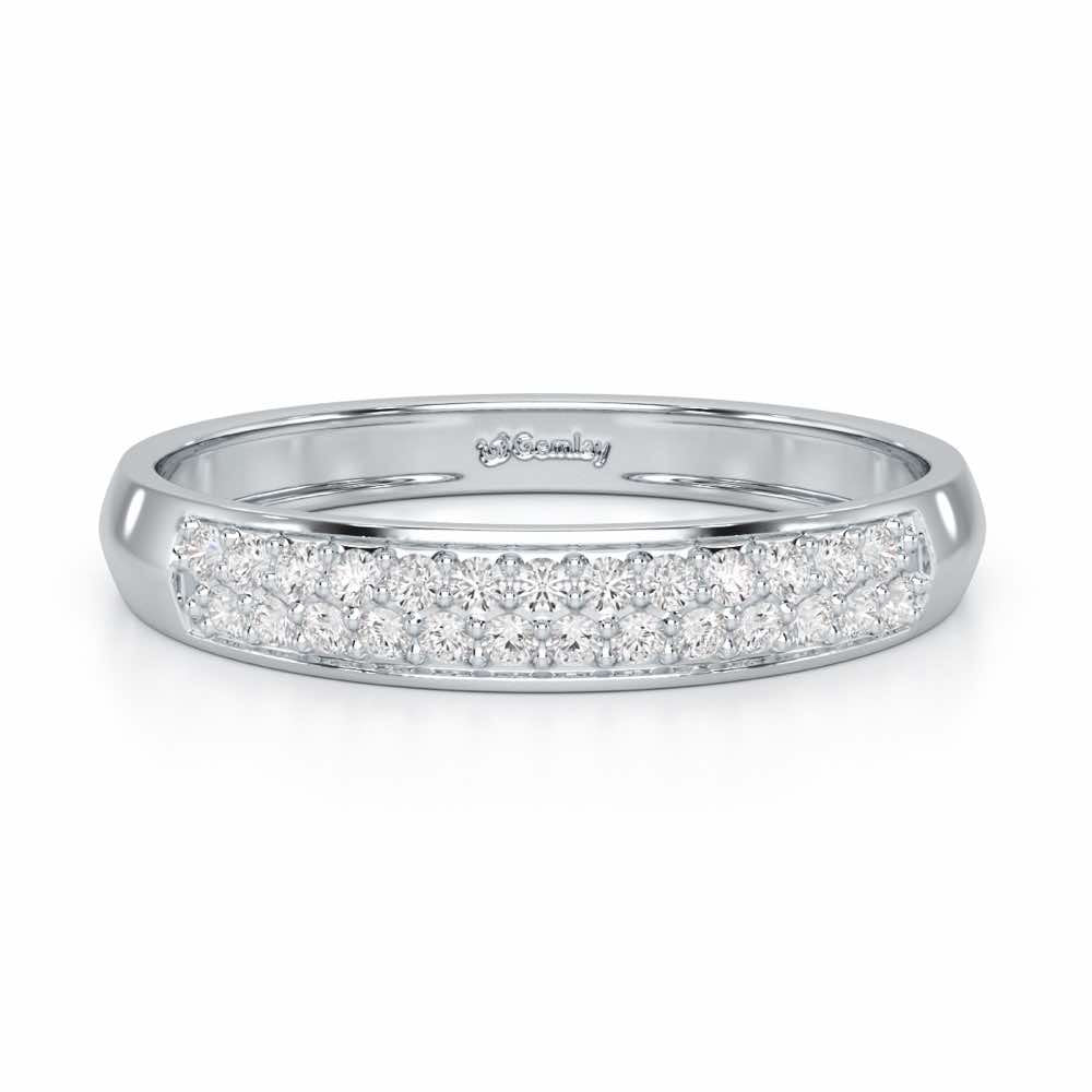 Genesis Elegance Silver Ring - White Gold - Image 5