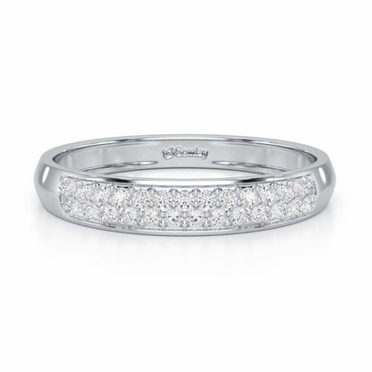 Genesis Elegance Silver Ring - White Gold - Image 5