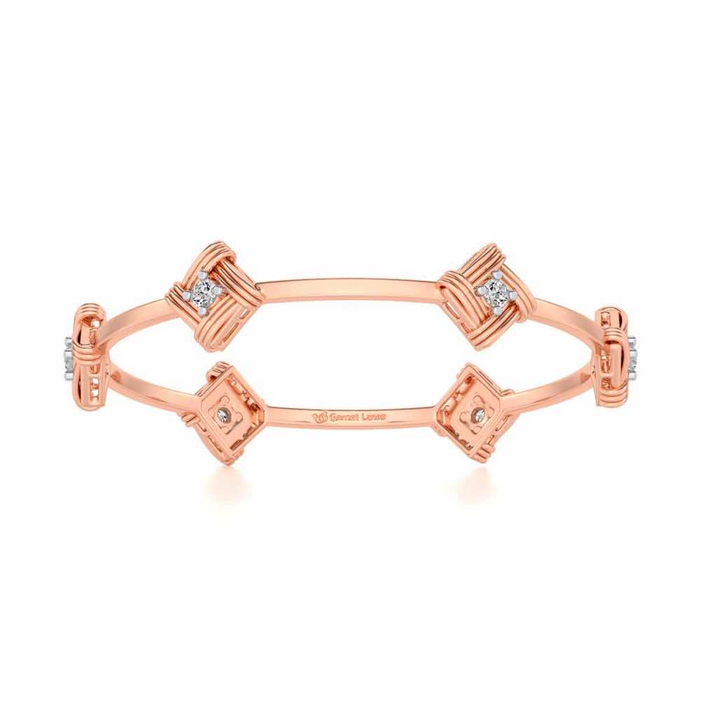 Wallah Silver Bangles - Rose Gold - Image 4