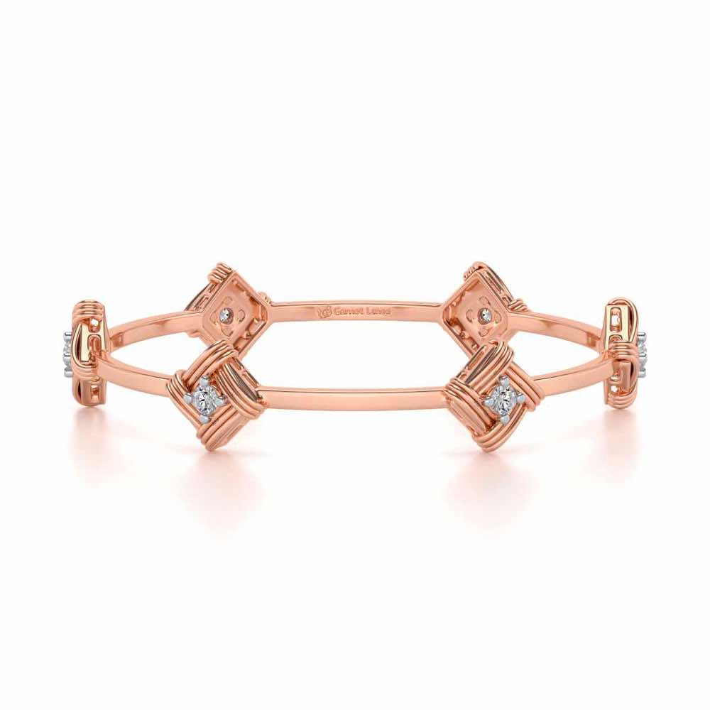 Wallah Silver Bangles - Rose Gold - Image 5