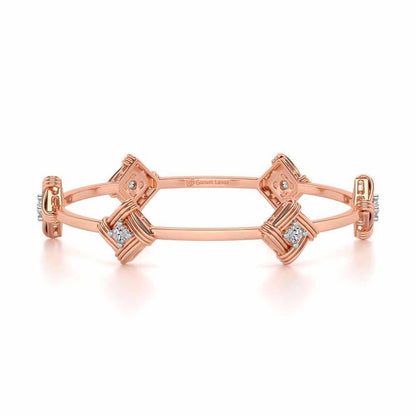 Wallah Silver Bangles - Rose Gold - Image 5