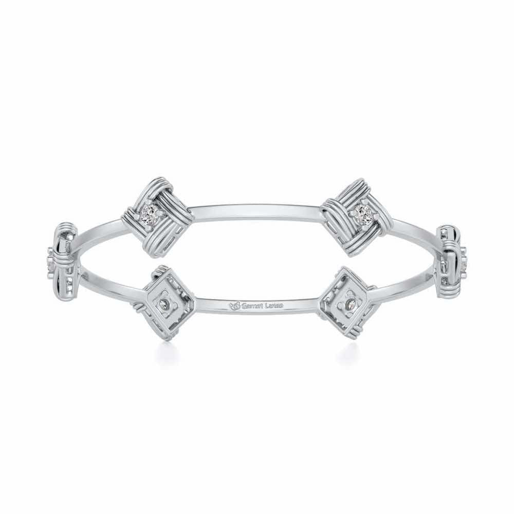 Wallah Silver Bangles - White Gold - Image 4