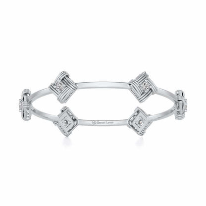 Wallah Silver Bangles - White Gold - Image 4