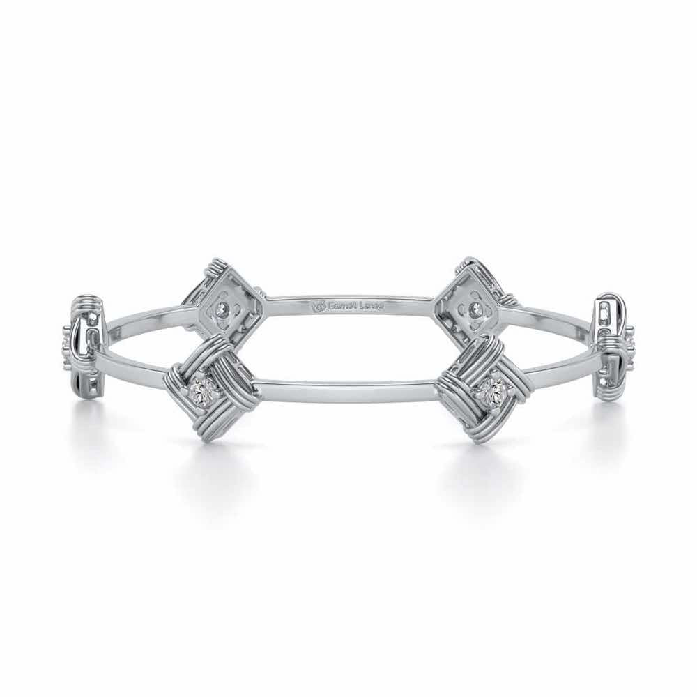 Wallah Silver Bangles - White Gold - Image 5