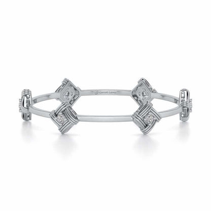 Wallah Silver Bangles - White Gold - Image 5