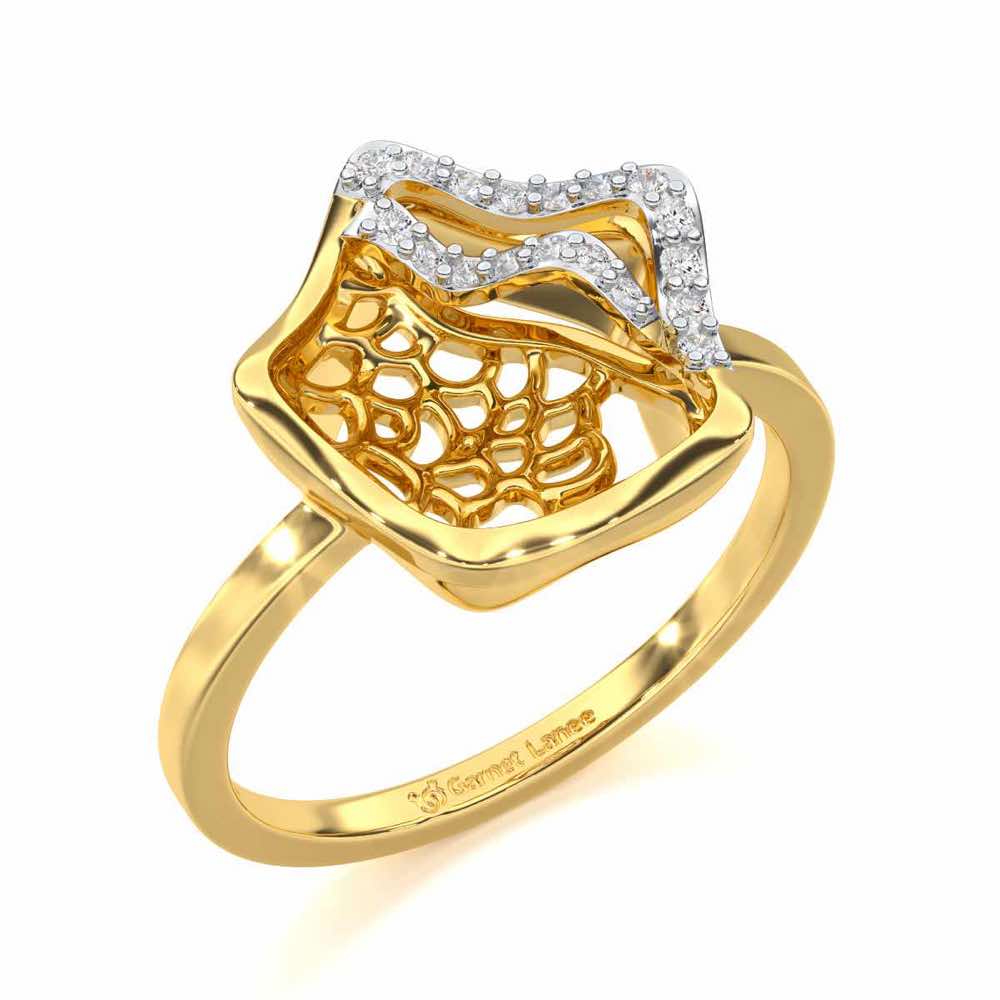 Water Bloom Silver Ring