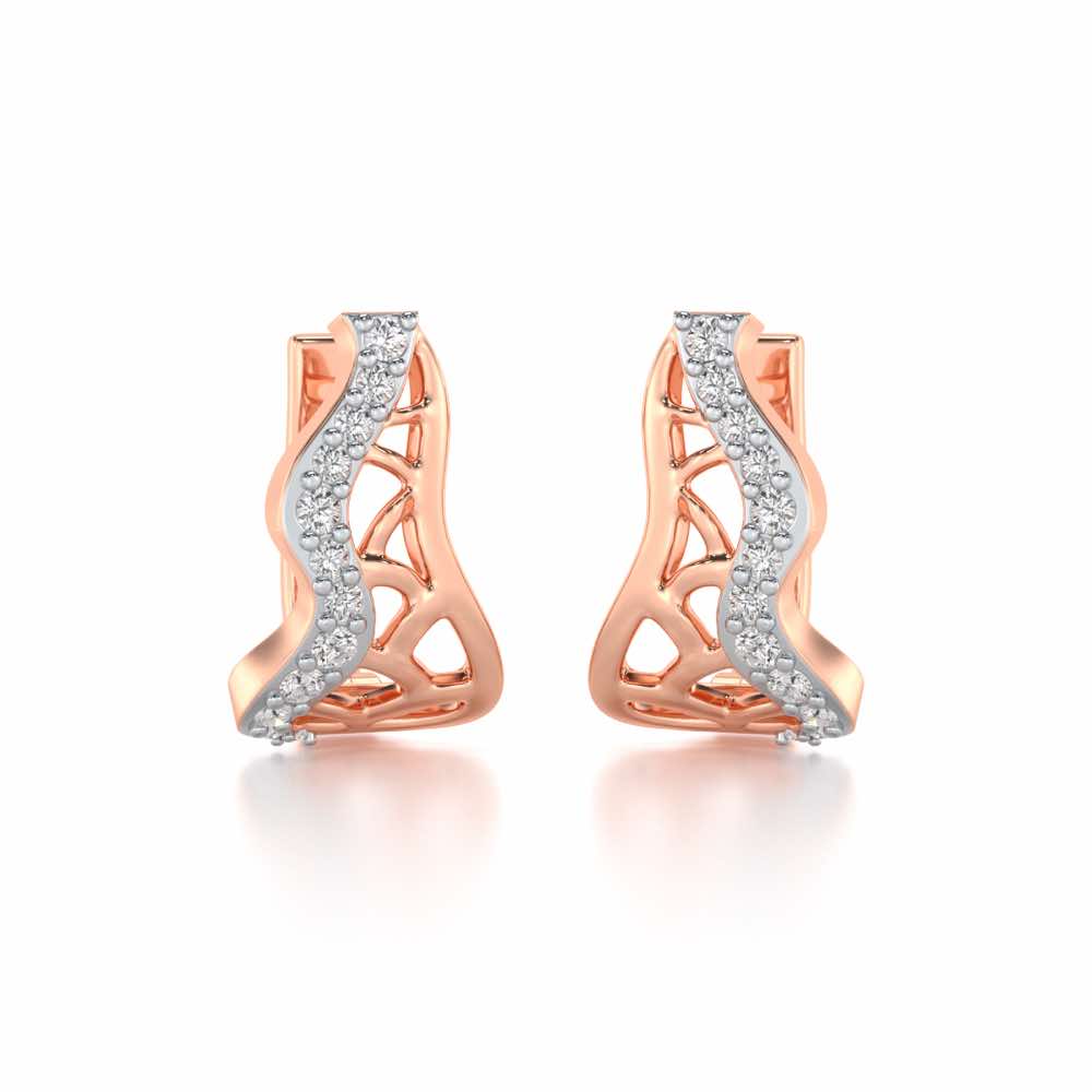 Wavish Silver Bali - Rose Gold - Image 1