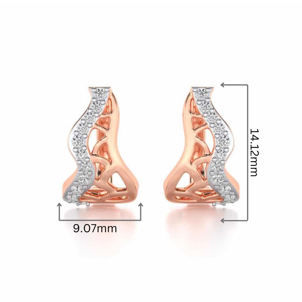 Wavish Silver Bali - Rose Gold - Image 2