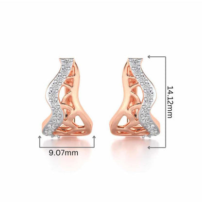 Wavish Silver Bali - Rose Gold - Image 2