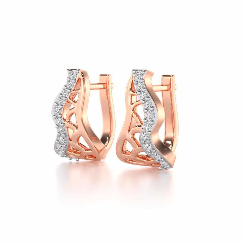 Wavish Silver Bali - Rose Gold - Image 3