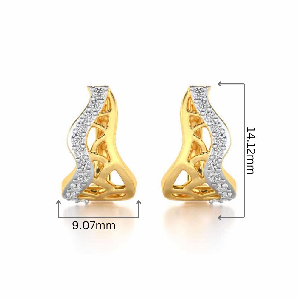Wavish Silver Bali - Yellow Gold - Image 2
