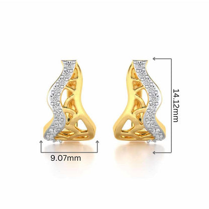 Wavish Silver Bali - Yellow Gold - Image 2