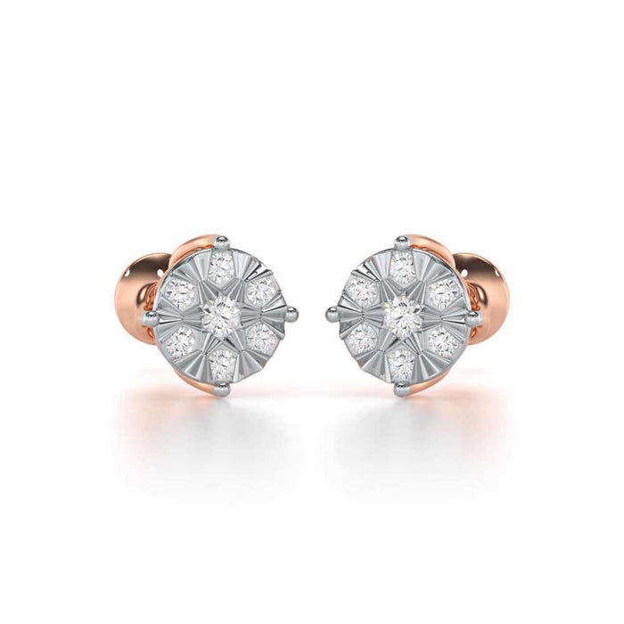 Whimsy Silver Earrings - Rose Gold - Image 1
