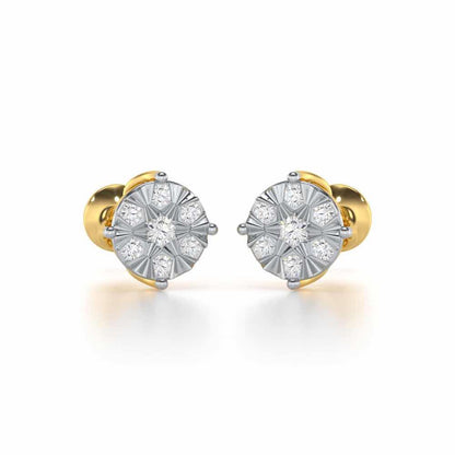 Whimsy Silver Earrings - Yellow Gold - Image 1