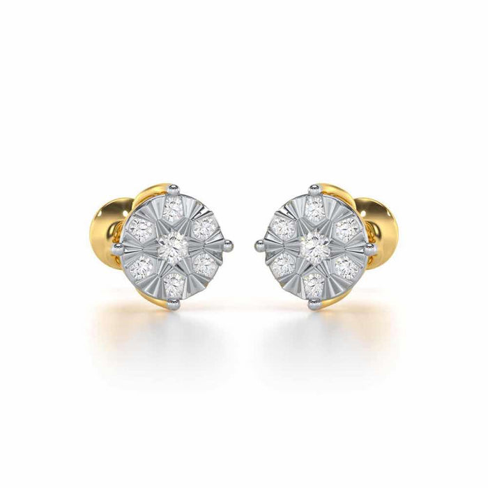 Whimsy Silver Earrings - Yellow Gold - Image 1