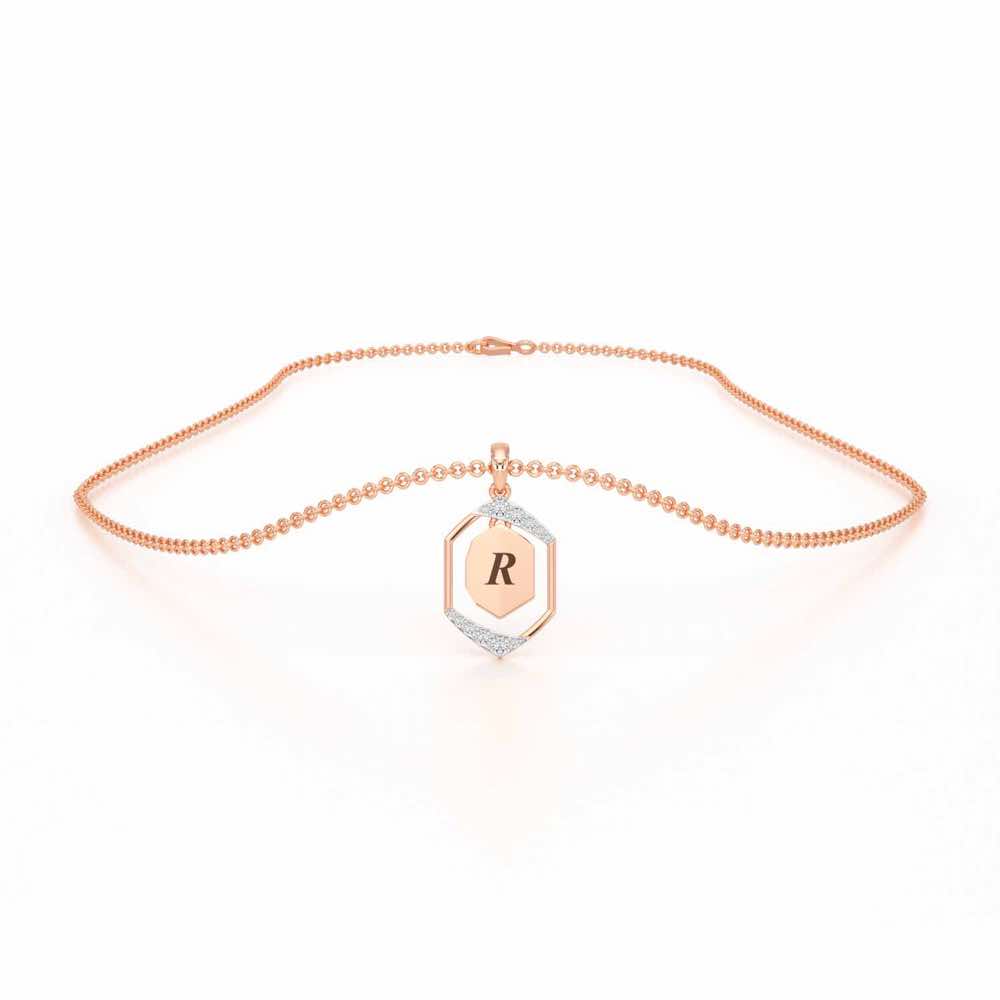 Whispers Silver Pendant_ - Rose Gold - Image 3