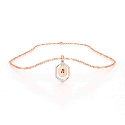 Whispers Silver Pendant_ - Rose Gold - Image 3