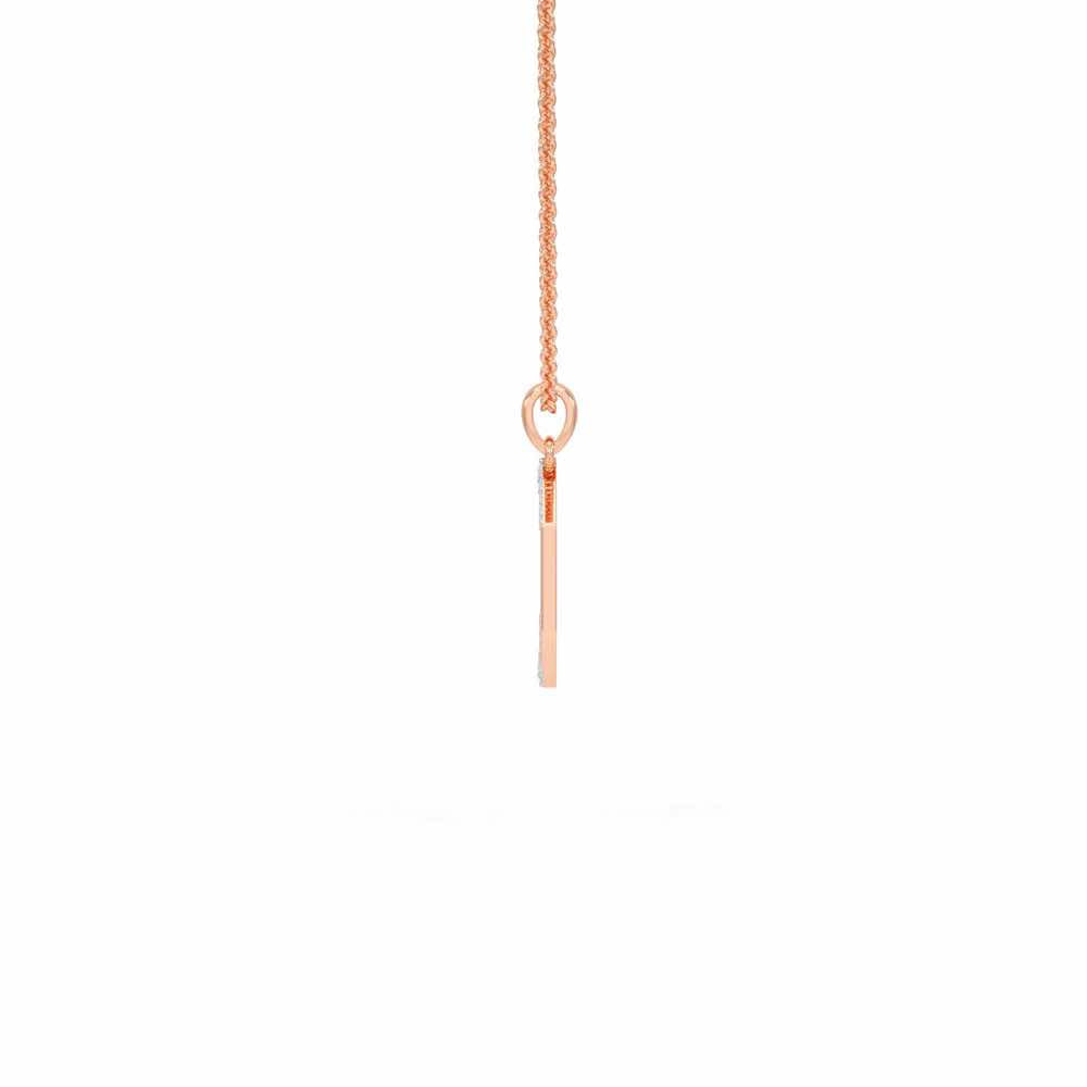 Whispers Silver Pendant_ - Rose Gold - Image 4