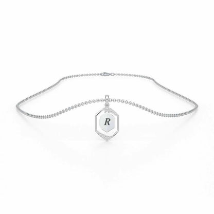 Whispers Silver Pendant_ - White Gold - Image 3