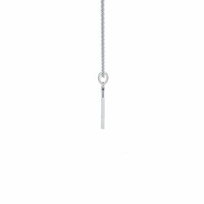 Whispers Silver Pendant_ - White Gold - Image 4