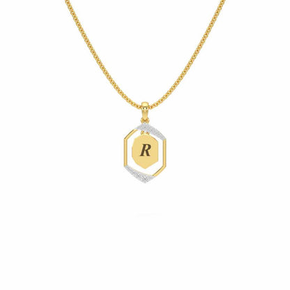 Whispers Silver Pendant_ - Yellow Gold - Image 1