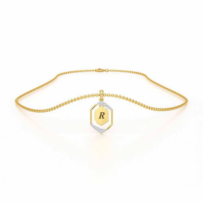 Whispers Silver Pendant_ - Yellow Gold - Image 3