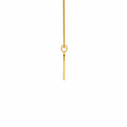 Whispers Silver Pendant_ - Yellow Gold - Image 4
