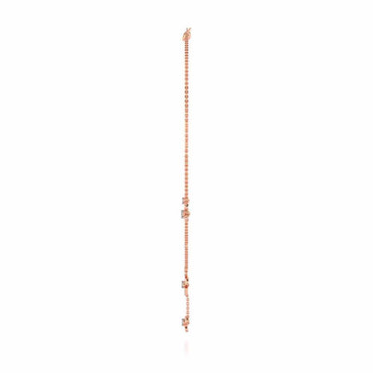 Windmill Silver Necklace - Rose Gold - Image 4