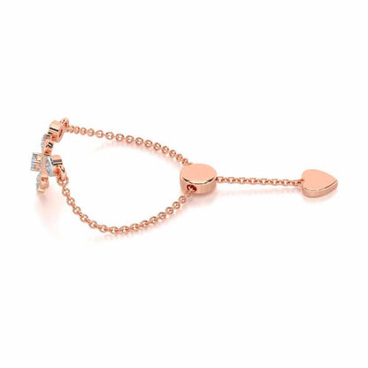 Windmill Silver Ring - Rose Gold - Image 3
