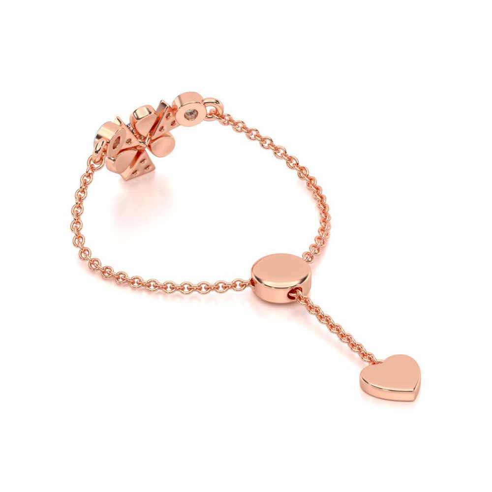 Windmill Silver Ring - Rose Gold - Image 4