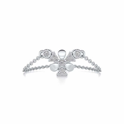 Windmill Silver Ring - White Gold - Image 5