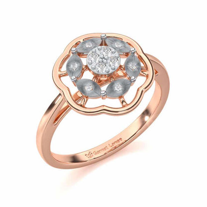 Wonderous Silver Ring - Rose Gold - Image 1