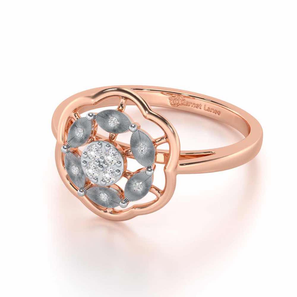 Wonderous Silver Ring - Rose Gold - Image 2