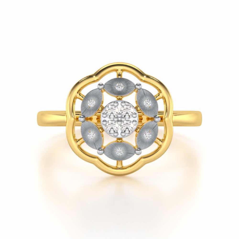 Wonderous Silver Ring - Yellow Gold - Image 4