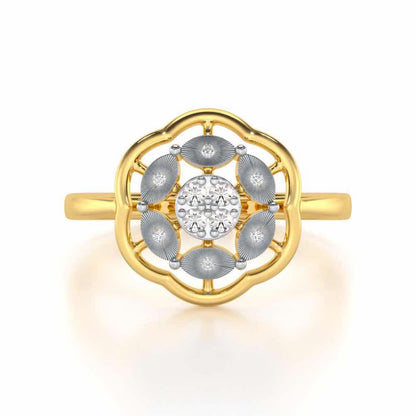 Wonderous Silver Ring - Yellow Gold - Image 4