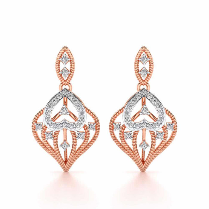 Wow-Factor Drops Earrings - Rose Gold - Image 1