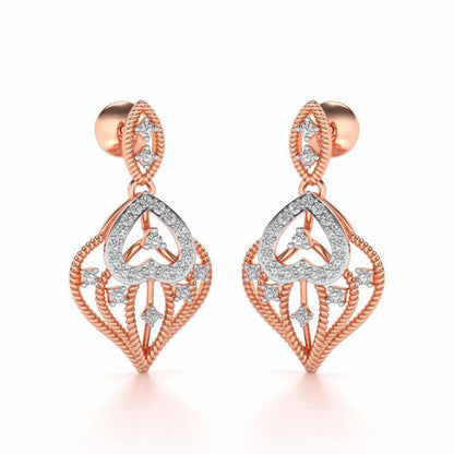 Wow-Factor Drops Earrings - Rose Gold - Image 2