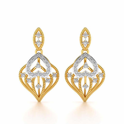 Wow-Factor Drops Earrings - Yellow Gold - Image 1