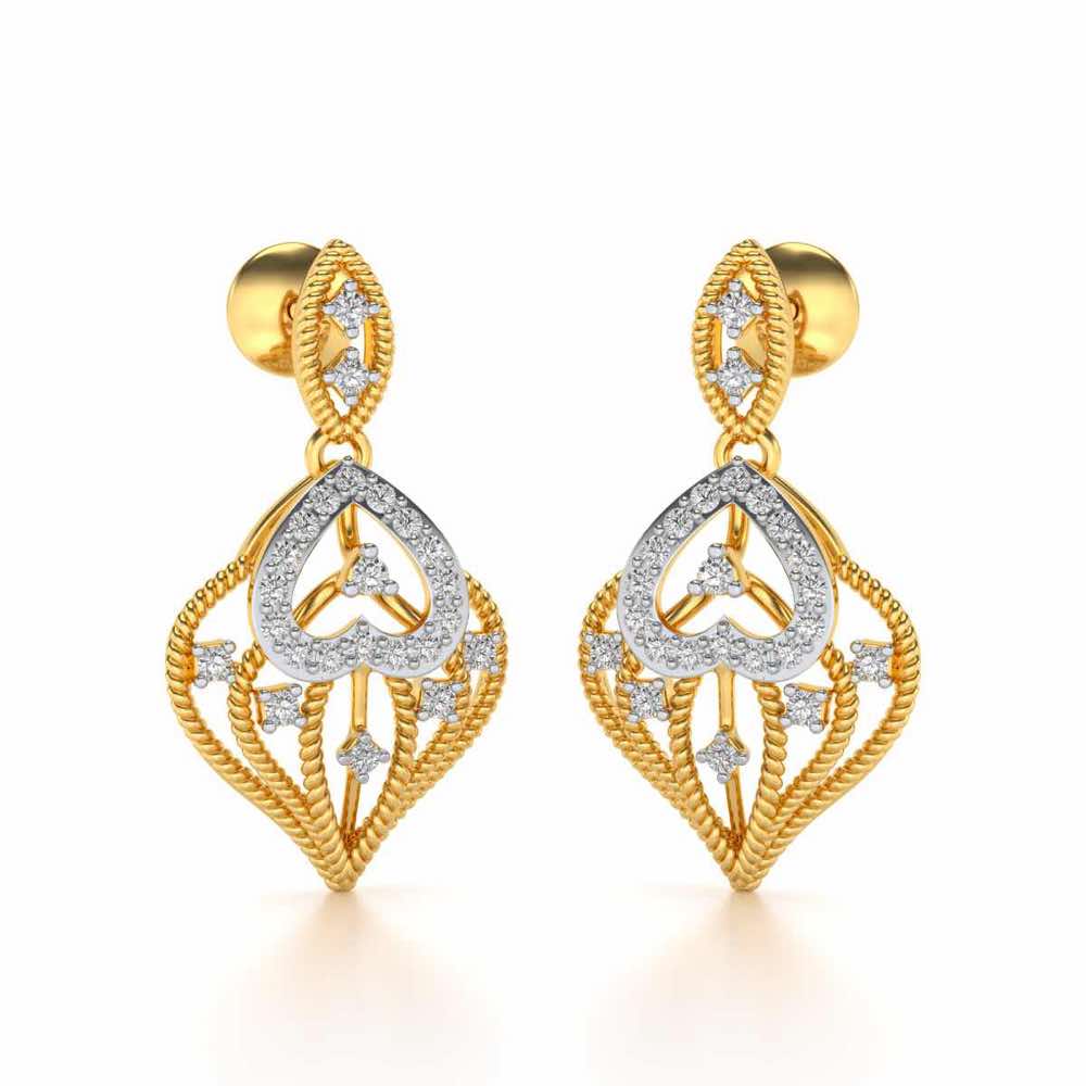 Wow-Factor Drops Earrings - Yellow Gold - Image 2