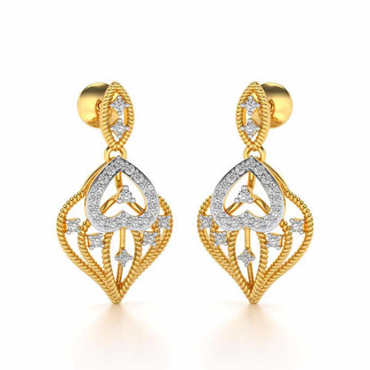 Wow-Factor Drops Earrings - Yellow Gold - Image 2