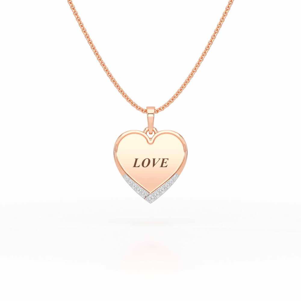 Written On Heart Silver Pendant