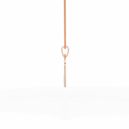 Written On Heart Silver Pendant - Rose Gold - Image 4