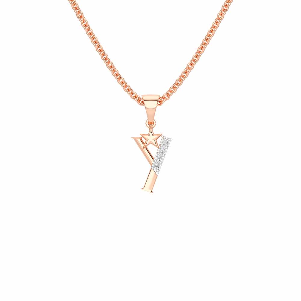 Y-Glint Silver Pendant