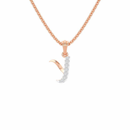 Y-Luke Silver Pendant - Rose Gold - Image 1