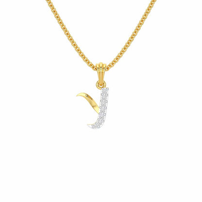 Y-Luke Silver Pendant - Yellow Gold - Image 1