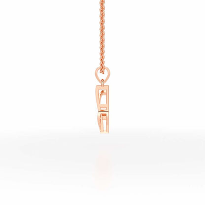 Y-Spark Silver Pendant - Rose Gold - Image 3