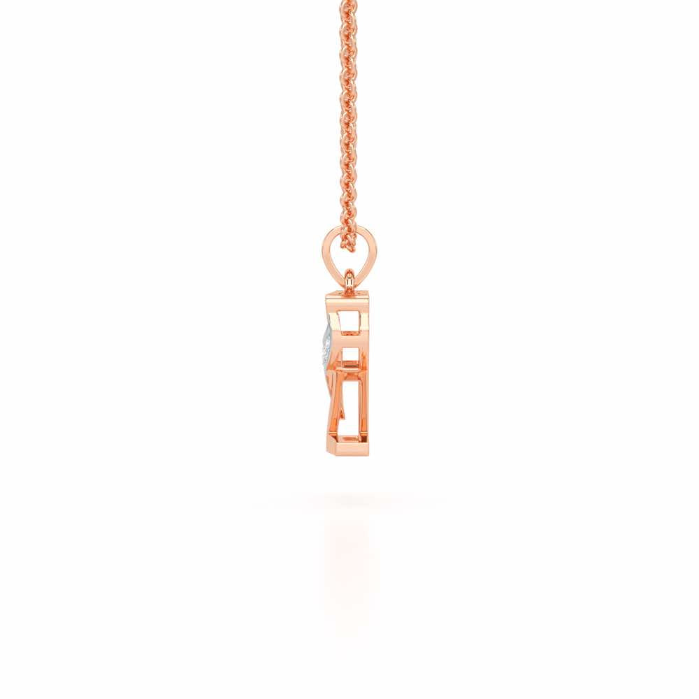 Z-Spark Silver Pendant - Rose Gold - Image 3