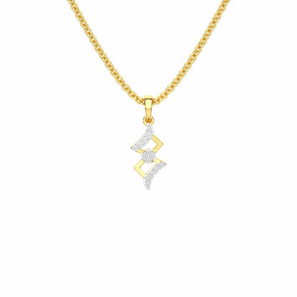 Silver Gleam Pendant - Yellow Gold - Image 1