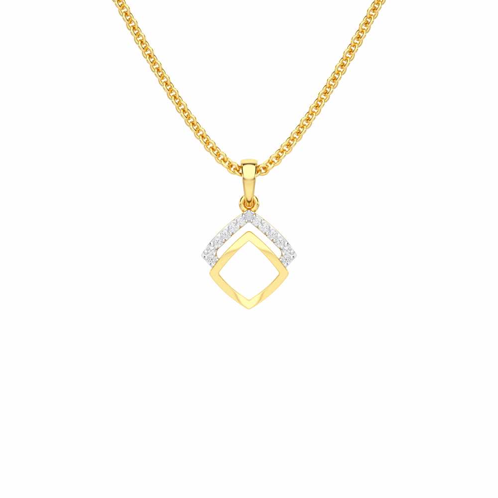 Celestial Eye Silver Pendant - Yellow Gold - Image 1