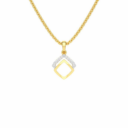 Celestial Eye Silver Pendant - Yellow Gold - Image 1